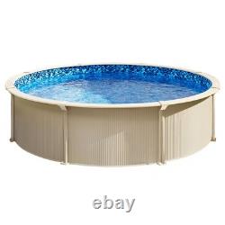 Uimoso Round Pool Liner 18ft Unibead Style Pool Liner 52in Wall Height Durable