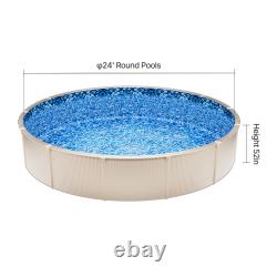 Uimoso Round Pool Liner for 18' 21' 24' 27' 30' 33' Pool Unibead 52 Wall Height