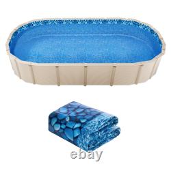 Uimoso Unibead Oval Pool Liner for 12x24/15x30/18x33ft Pools 52 inch Wall Height Uimoso Unibead Oval Pool Liner for 12x24/15x30/18x33ft Pools 52 inch Wall Height