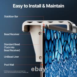 Uimoso Unibead Oval Pool Liner for 12x24/15x30/18x33ft Pools 52 inch Wall Height Uimoso Unibead Oval Pool Liner for 12x24/15x30/18x33ft Pools 52 inch Wall Height