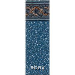 Unibead 15' Round Mystri Gold 54 in. Depth Above Ground Pool Liner, 20 Mil