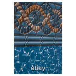 Unibead 15' Round Mystri Gold 54 in. Depth Above Ground Pool Liner, 20 Mil