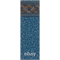 Unibead Oval Mystri Gold 52 in. Depth Above Ground Pool Liner, 20 Mil Swimline