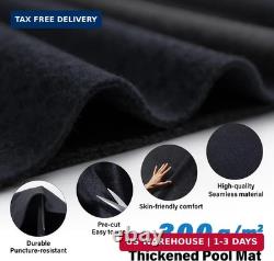 Upgrade Thicken 18ft Round Pool Liner Pad for Above Ground Pool, 300g/? Seamless