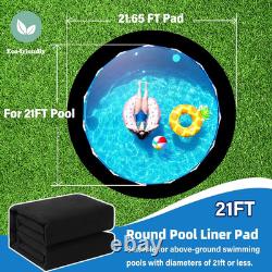 Upgrade Thicken 21Ft round Pool Liner Pad for above Ground Pool, 300G/? Seamless