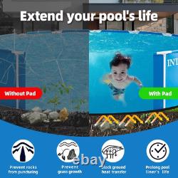 Upgrade Thicken 21Ft round Pool Liner Pad for above Ground Pool, 300G/? Seamless