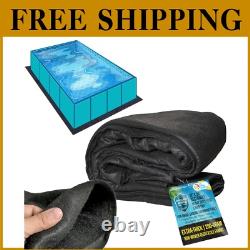 Upgrade Your Pool with 12x24 Heavy-Duty Liner Pad Easy Custom Fit Installation