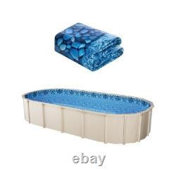 VEVOR 12 x 24 ft Oval Pool Liner, Overlap Style Above Ground Pool Liners, 48-to-54