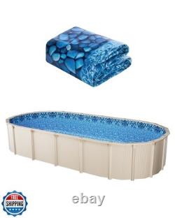 VEVOR 12 x 24 ft Oval Pool Liner, Unibead Above Ground Pool Liners, 52in Wall