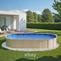 VEVOR 15 x 30 ft Oval Pool Liner, Overlap Style Above Ground Pool Liners, 48-to