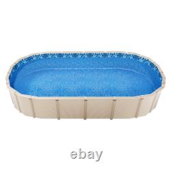 VEVOR 15 x 30 ft Oval Pool Liner, Unibead Above Ground Pool Liners, 52in Wall He