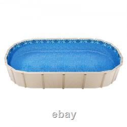 VEVOR 15 x 30 ft Oval Pool Liner, Unibead Above Ground Pool Liners, 52in Wall He