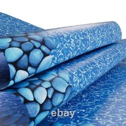 VEVOR 15ft Round Pool Liner Overlap 54in Wall Premium Vinyl Boulder Swirl