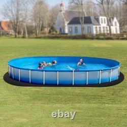 VEVOR 15x30 ft Oval Pool Liner Pad for Above Ground Pools Prevents Punctures