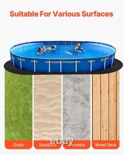 VEVOR 18x33 ft Oval Pool Liner Pad for Above Ground Pools Prevents Punctures