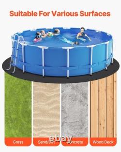 VEVOR 21ft Round Pool Liner Pad for Above Ground Pools Prevents Punctures Pool