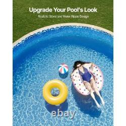 VEVOR 24-ft Round Above Ground Pool Liner, Overlap Pool Liners, Standard Gauge V
