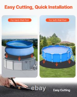 VEVOR 24ft Round Pool Liner Pad for Above Ground Pools Prevents Punctures Pool