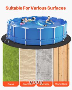 VEVOR 24ft Round Pool Liner Pad for Above Ground Pools Prevents Punctures Pool
