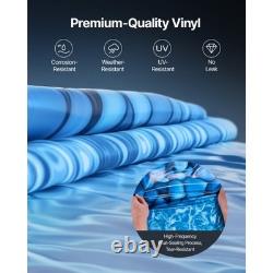 VEVOR 8-ft Round Above Ground Pool Liner, Overlap Pool Liners, Standard Gauge