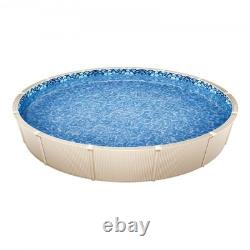 VEVOR 8-ft Round Above Ground Pool Liner, Overlap Pool Liners, Standard Gauge