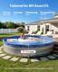 VEVOR 8ft Pool Liner, Round Overlap Swimming Pool Liner for 27.5 in Wall Height