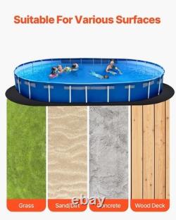 VEVOR Oval Pool Liner Pad, 15 x 30 ft Pool Liner Pad for Above Ground Swimming P