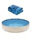 VEVOR Round Pool Liner 18ft Overlap Style Pool Liner 54in Wall Height Durable