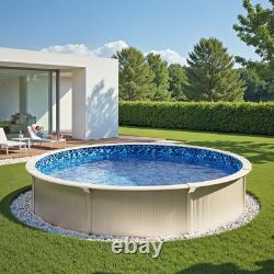 VEVOR Round Pool Liner 27ft Unibead Style Pool Liner 52in Wall Height Durable