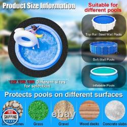 VICAMB 18ft 400g/m² Thicker Pool Liner Pad for Above Ground Swimming Pool, Rou