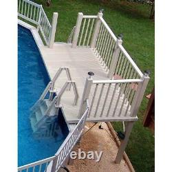 VINYL WORKS OF CANADA RD-T Above Ground Pool Side Deck System 5' x 10