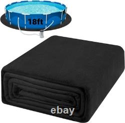 Versatile 18FT Pool Liner Pad with Easy Installation for All Above Ground Pools