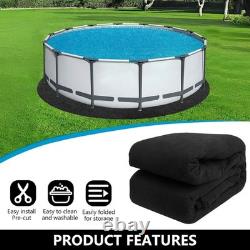 Versatile 18FT Pool Liner Pad with Easy Installation for All Above Ground Pools