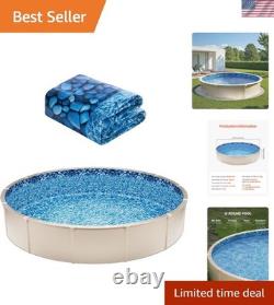 Versatile 8ft Round Above Ground Pool Liner Cushioned Comfort & Protection