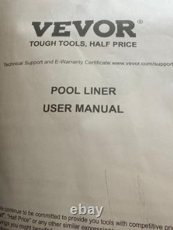 Vevor Pool Liner Round 24x52 model 13