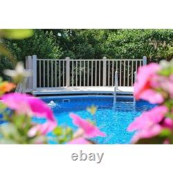 Vinyl Works Of Canada Above Ground Swimming Pool Resin Deck Kit Taupe 5 x 13.5