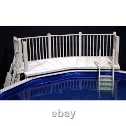 Vinyl Works Of Canada Above Ground Swimming Pool Resin Deck Kit Taupe 5 x 13.5