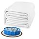 White Pool Liner Pad, Seamless Above Ground Pool Liner, 280G/M² Pre-Cut 24FT