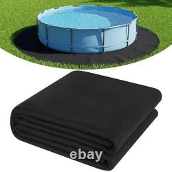 Winnergo 30 FT Round Pool Liner Pad for Above Ground Pools Black