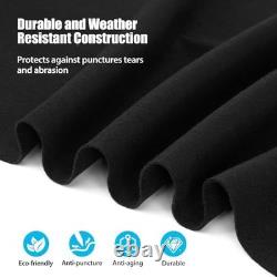 Winnergo 30 FT Round Pool Liner Pad for Above Ground Pools Black
