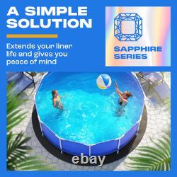 Yankee Pool Liner Pad, 12 X 24 Ft Oval Puncture Proof Pool Mat, above Ground Poo