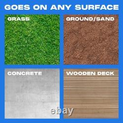 Yankee Pool Liner Pad, 12x24 Ft Rectangular Puncture Proof Pool Mat, Above