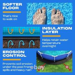Yankee Pool Liner Pad, 15 Ft Round Puncture Proof Pool Mat, Above Ground Pool