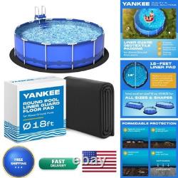 Yankee Pool Liner Pad 18 Ft Round Puncture Proof Above Ground Pool Protector
