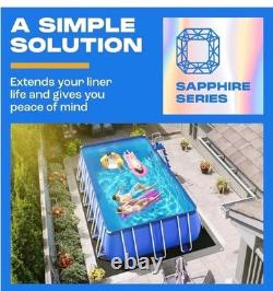 Yankee Pool Liner Pad, 18X33 Ft Rectangular Puncture Proof Pool Mat, above Groun