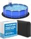Yankee Pool Liner Pad, 28 Ft Round Pool Liner Pad, Puncture Proof Mat, Above